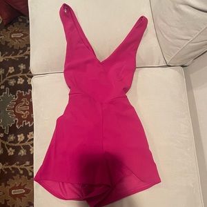 Pink Romper. Crystal Sky.